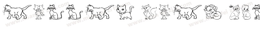 Little wild cat字体转换